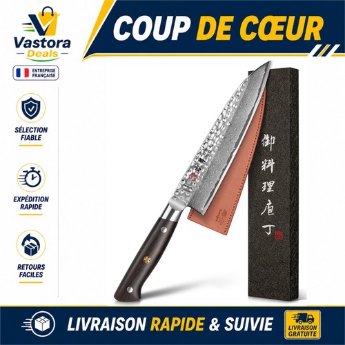 Couteau japonais damas cm - japonais, 21