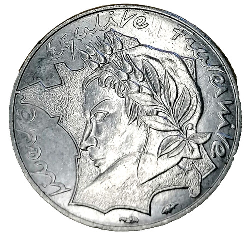 Francs jimenez 1986 nickel - 10,