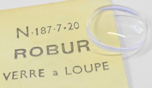 Verre montre loupe - verre, a