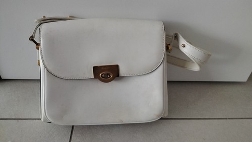Sac cuir blanc bailly - cuir,