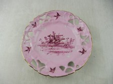 Ancienne assiette ajourée en