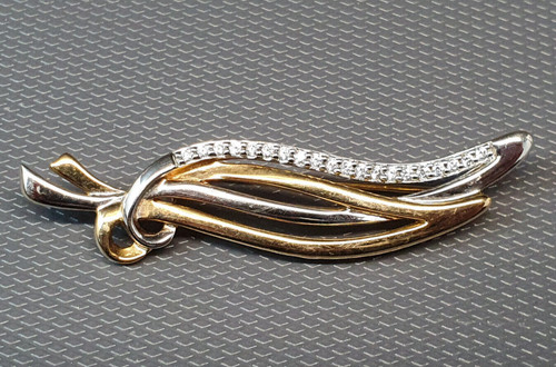Bijou belle broche - bijou, plaqué
