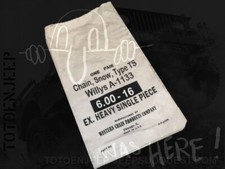 1 SAC BAG CHAIN CHAINE  . ROUE PNEU NEIGE   . jeep WILLYS  us ww2