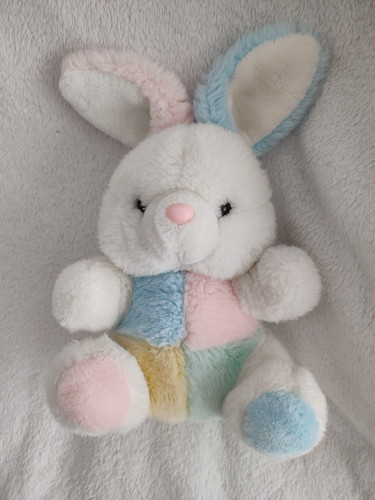 Doudou peluche lapin - , blanc