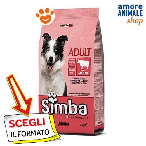 Monge chien simba avec bœuf - chien,