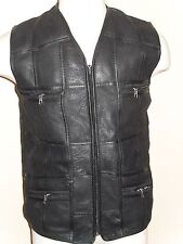 Gilet En Cuir D'Agneau En