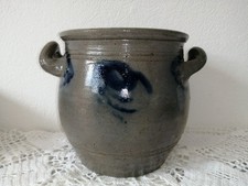 Ancien Pot/Saloir en Grès