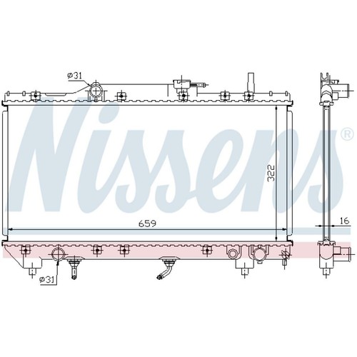 Radiateur moteur - radiateur,