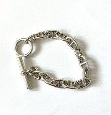 Hermès Hermes 925 Chaine D'ancre Sterling Silver Bracelet Chain GM13