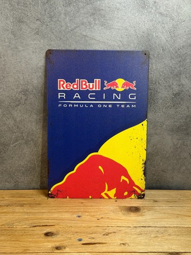 Plaque métal redbull racing - métal,