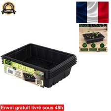 Pack de 5 Plateaux Noir