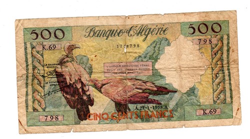 Algeria algerie billet 500 - algerie,