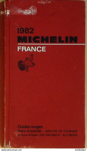 Guide rouge michelin 1982 - michelin,