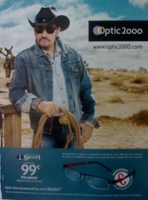 publicité  optic 2000 avec
