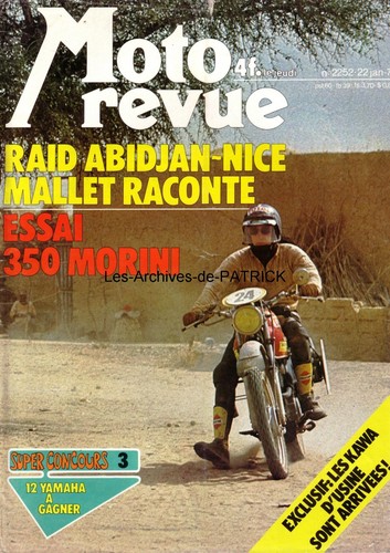 Moto revue 2252 morini 350 - morini, gt