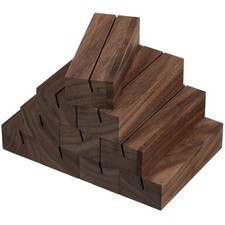  12 Pcs Porte-cartes En Bois