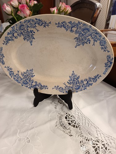 Plat ovale terre - de, fer