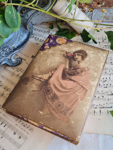 Ancienne boite carton couture - ancienne,