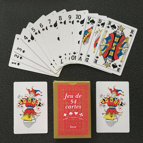 Jeu cartes poker - 54, cartes:
