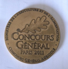 Médaille Bronze 120e Concours Général Agricole Paris 2011  /I243