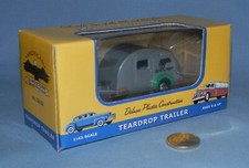 AM American Dimestore 1/43 réf 30108 : Caravane Teardrop Aero (Style Minialuxe)