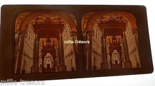 Vue STEREO mexicain : Intérieur de la Basilique St Paul ROME - Polyramique 1880'