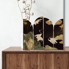 Mini paravent décoratif de  chinois, petit séparateur de table, imprimé