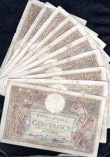 Lot de 10 billets anciens –