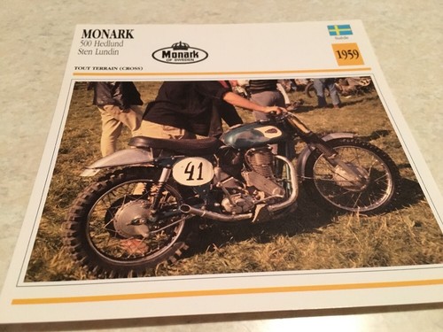 Carte moto monark 500 - moto, hedlund