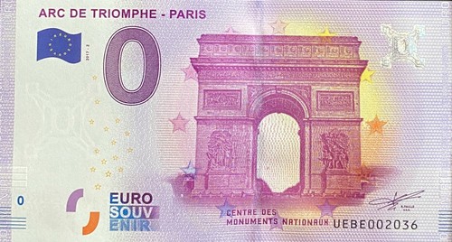Billet euro arc de - billet,
