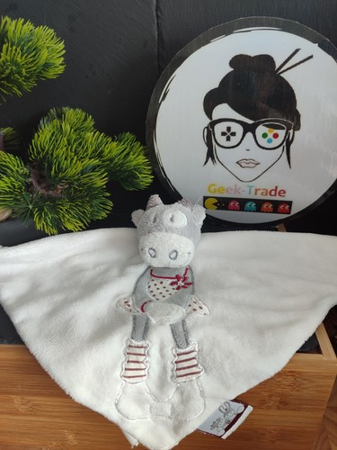 Doudou vache noukie gris - doudou,