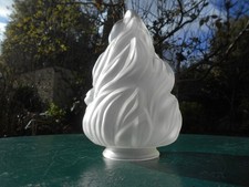 Ancien globe tulipe abat-jour