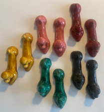 10 portes-couteau en faïence