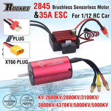 2845 5900KV Waterproof Brushless Motor w/35A ESC for Traxxas Trx4 HSP RC Car