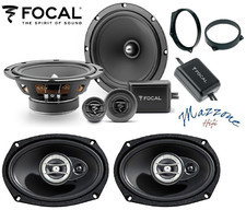 Focal Set 6 Haut Parleur Pour Mini One Cooper R50-R53 et Cabrio Brkt Ant Voiture
