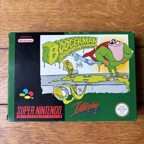 Jeu boogerman super nintendo - jeu,