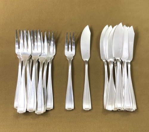 Couverts poisson art deco - couverts,