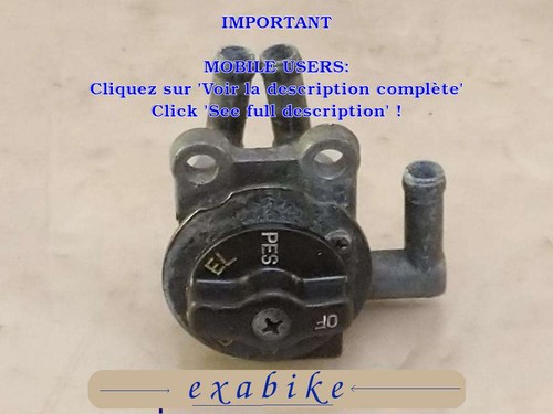 Robinet essence pour - robinet, yamaha