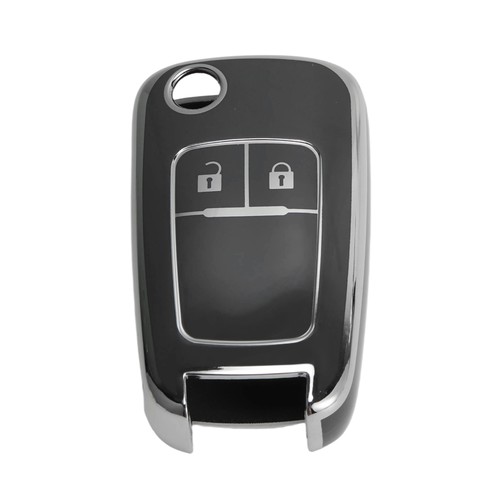 Coque clé tpu - gris, argenté