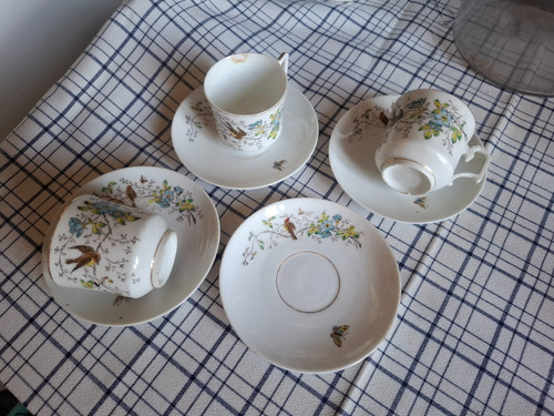 Tasses sous tasse en - 4,