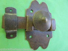 Targette gâche verrou bouton