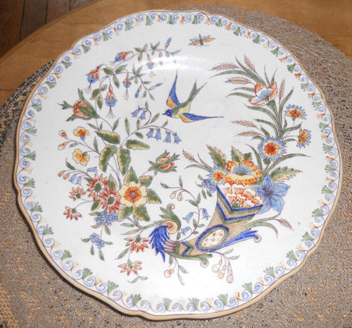 Ancienne assiette ceramique - assiette,