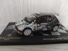 voiture rallye 1/43 Peugeot 207 S2000 Christophe Sichi Rouergue 2017