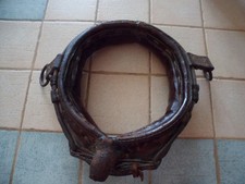 Collier d’attelage  Pour  Chien Ancien En Cuir
