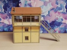 JOUEF HO. REF 1034. MAQUETTE POSTE D’AIGUILLAGE AVEC ECLAIRAGE (1)