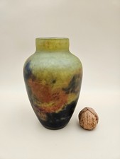 Vase pâte de verre marmoréen