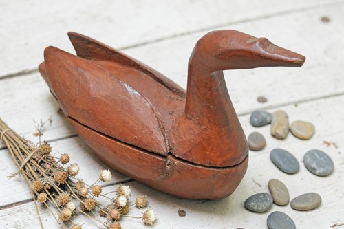 Ancienne figurine canard en - ancienne,
