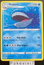 Carte Pokemon WAILORD 032/159 Rare Epée et Bouclier 12,5 EB12.5 FR NEUF
