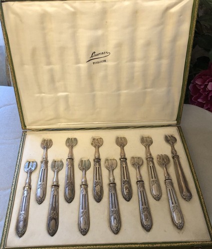 Coffret fourchettes à - coffret,