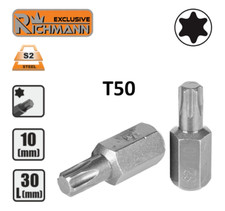 Embout T50 TORX entrainement 10 mm 3/8" Acier S2 Richmann C3209